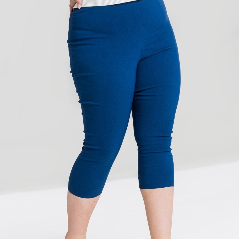 Hell Bunny Blue Capri
